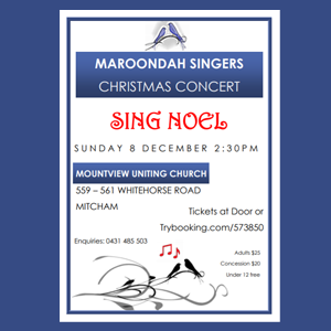 Sing Noel with the Maroondah Singers